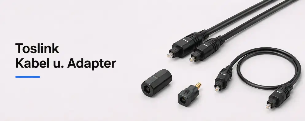 TOSLINK - Kabel und Adapter